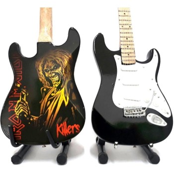 Mini Chitarra Da Collezione 24,5 Cm In Legno - Iron Maiden