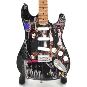 Mini Chitarra Da Collezione 24,5 Cm In Legno - Ramones