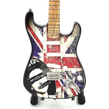 Mini Chitarra Da Collezione 24,5 Cm In Legno - Sex Pistols