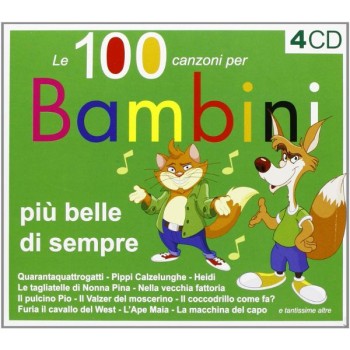 100 Canzoni Per Bambini Piu  Belle Cd4 Vari